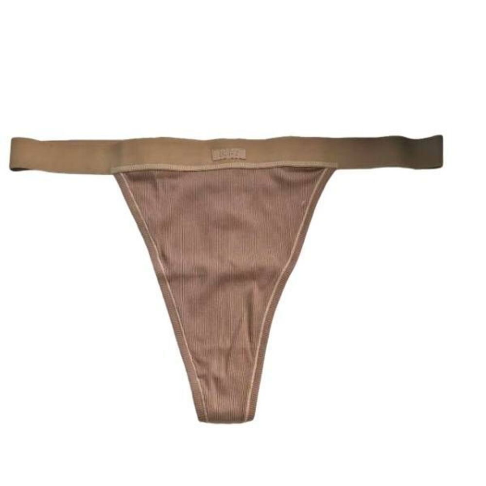 SKIMS COTTON RIBBED PANTY NWT